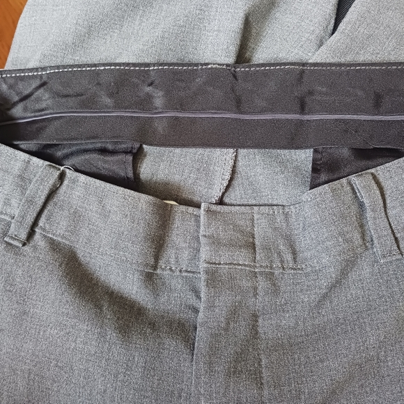 Van Heusen • Boy's Husky Classic Gray Trouser Dress Suit Pants - Picture 8 of 16